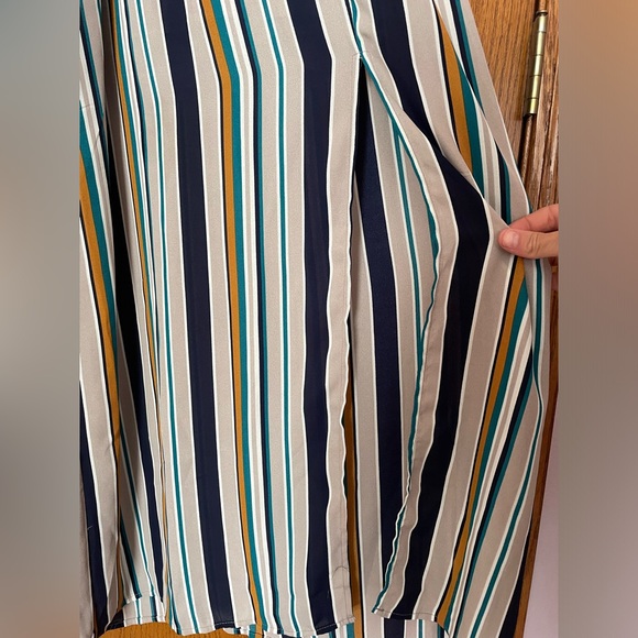 Women's Monteau Striped Maxi Dress Size Medium - Picture 5 of 8